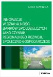 Okładka książki Innowacje w działalności banków spółdzielczych..