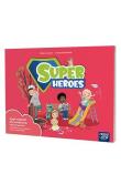 J. Angielski Super Heroes Karty aktywności. Autor: Rebecca Adlard, Aleksandra Raźniak. Dadada.pl Okładka książki J. Angielski Super Heroes Karty aktywności