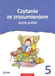 Okładka książki J.Polski  SP 5 Czytanie ze zrozumieniem WSiP