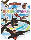 Okładka książki Jak wytresować smoka Kolorowanki