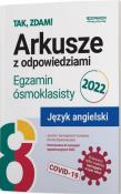 Język angielski Egzamin ósmoklasisty 2022 Arkusze. Autor: Tracz-Kowalska Anna. Dadada.pl Okładka książki Język angielski Egzamin ósmoklasisty 2022 Arkusze