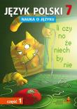 Język Polski SP 7 Nauka o języku cz.1. Autor: D. Chwastniewska, D. Różek, A. Gorzałczyńska-Mróz. Dadada.pl Okładka książki Język Polski SP 7 Nauka o języku cz.1