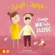Julka i Janek. Czego nie lubi złość. Autor: Kasia Keller, Karolina Krakowiecka. Dadada.pl Okładka książki Julka i Janek. Czego nie lubi złość