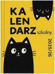 Opakowanie Kalendarz 2025/2026 A5 tygodniowy szkolny Kot
