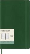 Opakowanie Kalendarz 2026 12M Moleskine L tygodniowy miękka oprawa Myrtle green 13x21cm
