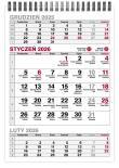 Opakowanie Kalendarz 2026 A5 biurkowy trójdzielny pionowy MIX