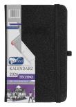 Opakowanie Kalendarz 2026 A6 tygodniowy Techno czarny