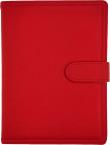 Opakowanie Kalendarz 2026 B5 dzienny z zapięciem ekoskóra czerwony