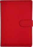 Opakowanie Kalendarz 2026 B5 tygodniowy z zapięciem ekoskóra czerwony