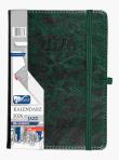 Opakowanie Kalendarz 2026 B6 dzienny Jazz zielony