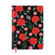 Opakowanie Kalendarz 2026 B6 tygodniowy Czerwone Kwiaty