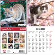 Opakowanie Kalendarz 2026 dla dzieci 16x32 13 plansz Kociaki