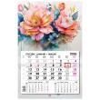 Opakowanie Kalendarz 2026 jednodzielny główka płaska Kwiaty