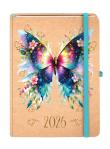 Okładka książki Kalendarz 2026 Kraft A5 TNS Motyl