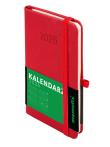Okładka książki Kalendarz 2026 Memofix A6 TDW czerwony