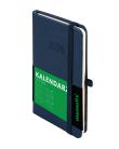 Okładka książki Kalendarz 2026 Memofix A6 TDW granatowy