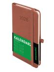 Okładka książki Kalendarz 2026 Memofix A6 TDW mocha mousse