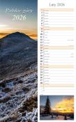 Opakowanie Kalendarz 2026 paskowy Polskie góry