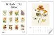 Opakowanie Kalendarz 2026 ścienny Botanika rośliny natura