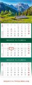 Opakowanie Kalendarz 2026 ścienny trójdzielny Góry