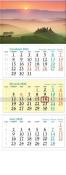 Opakowanie Kalendarz 2026 ścienny trójdzielny Toskania
