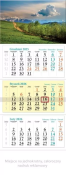 Opakowanie Kalendarz 2026 ścienny trójdzielny Wiosna