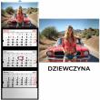 Opakowanie Kalendarz 2026 trójdzielny dziewczyna
