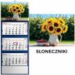 Opakowanie Kalendarz 2026 trójdzielny słoneczniki