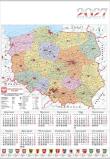Opakowanie Kalendarz 2027 jednoplanszowy Mapa (10szt)