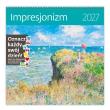 Opakowanie Kalendarz 2027 ścienny 30x30cm Impresjonizm HELMA