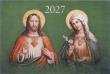 Okładka książki Kalendarz 2027 trójdzielny Serce Jezusa...