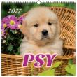 Opakowanie Kalendarz 2027 wieloplanszowy 33x33cm Psy