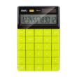 Opakowanie Kalkulator 12-pozycyjny zielony DELI
