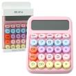 Opakowanie Kalkulator biurowy na baterie różowy