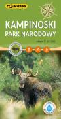 Kampinoski Park Narodowy mapa laminowana. Autor:   Praca zbiorowa. Dadada.pl Okładka książki Kampinoski Park Narodowy mapa laminowana