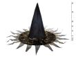 Opakowanie Kapelusz czarownicy M03 czarno-złoty 40x34cm