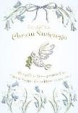 Opakowanie Karnet A5 Chrzest - Gołąbek w kwiatach dla chłopie