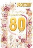 Opakowanie Karnet A5 Urodziny 80 - Suchatki