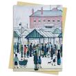 Opakowanie Karnet B6 Scena targowa L.S. Lowry