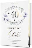 Opakowanie Karnet B6 Urodziny 40