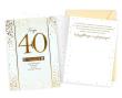 Opakowanie Karnet B6 Urodziny 40