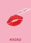 Opakowanie Karnet B6 Walentynki - Usta