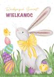 Opakowanie Karnet B6 Wielkanoc Zając Wielkanocny