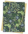 Opakowanie Karnet B6 Wodorosty William Morris