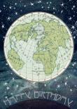 Opakowanie Karnet B6 z kopertą Urodziny Ziemia i Gwiazdy