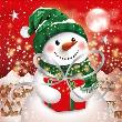 Opakowanie Karnet KW Boże Narodzenie - Christmas Snowman