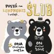 Opakowanie Karnet KW Ślub Miśki