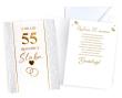 Opakowanie Karnet Rocznica ślubu 55