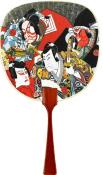 Opakowanie Karnet TUL-1034 Wachlarz Japoński teatr Kabuki