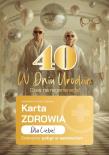 Opakowanie Karnet Urodziny 40